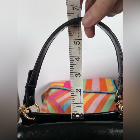 H by Halston Croc-Embossed 2-Way Leather Bag - Picture 12 of 14